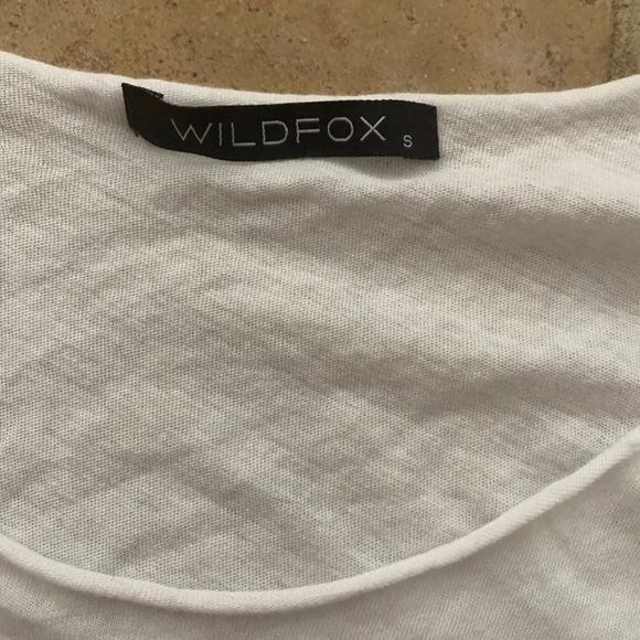 Wildfox Beach bum shirt Coverup muscle t tank top - Picture 3 of 4